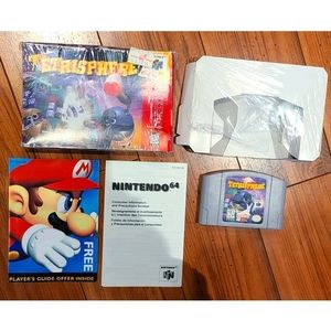 N64 Tetrisphere Game & Original Packaging